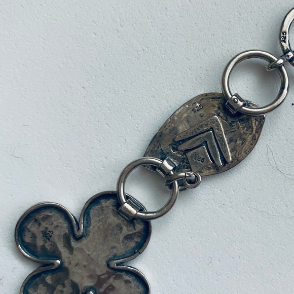 SOLD: Silpada Sterling Clover Bracelet 925 - Picture 6 of 9